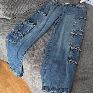 Ardene Relaxed Fit Blue Jeans